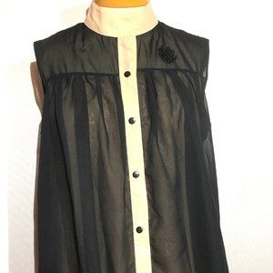 NWT~Face/Face Fashion Sheer Double Tone Size L